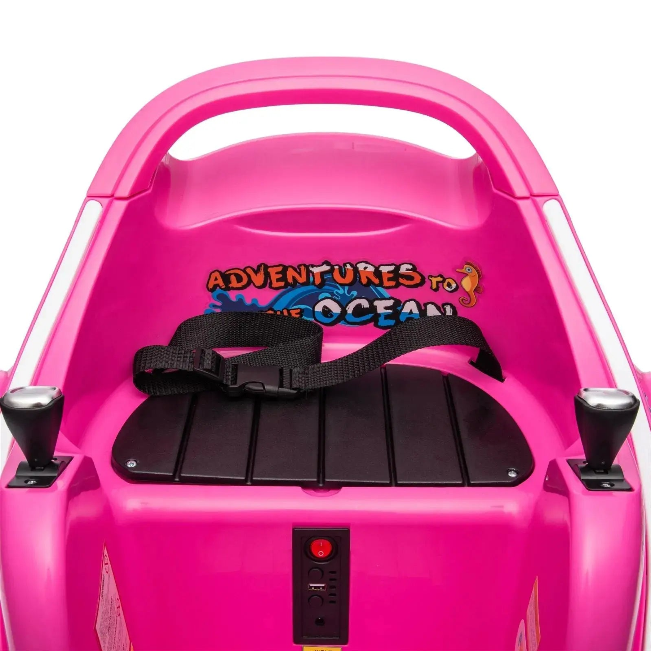 12V Freddo Bumper Car 1 Seater Ride on for Kids Pink-8