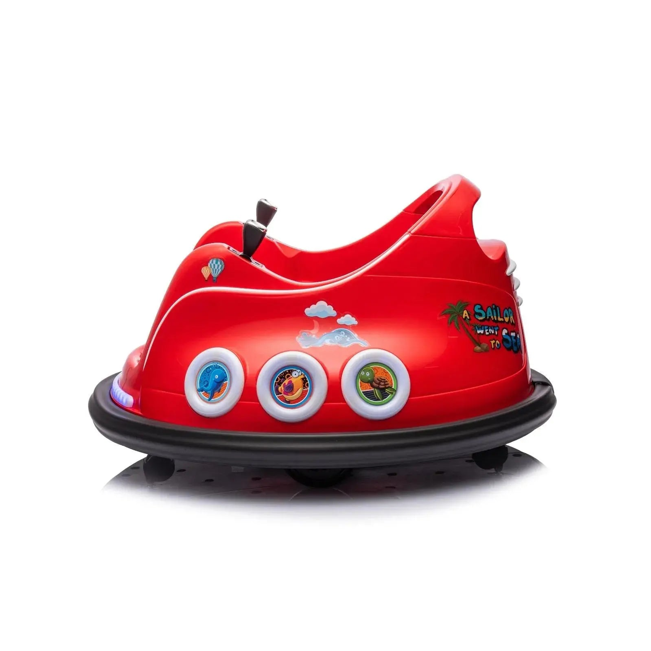 12V Freddo Bumper Car 1 Seater Ride on for Kids Red-2