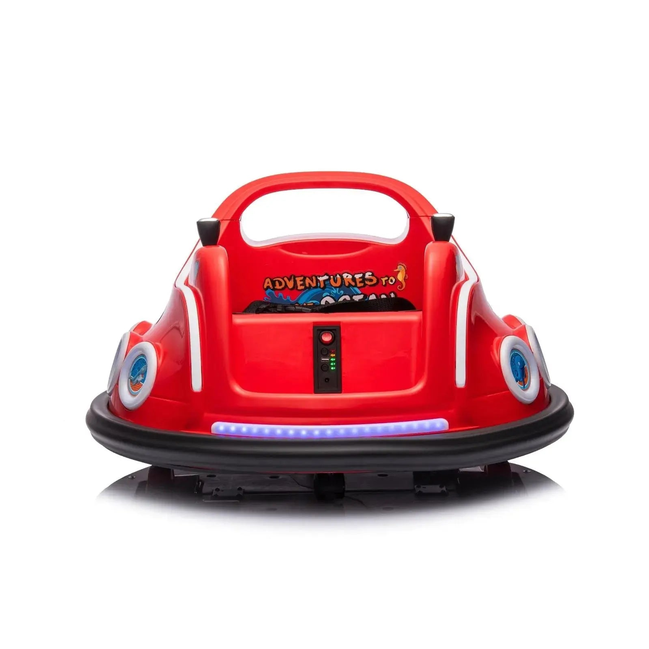 12V Freddo Bumper Car 1 Seater Ride on for Kids Red-4