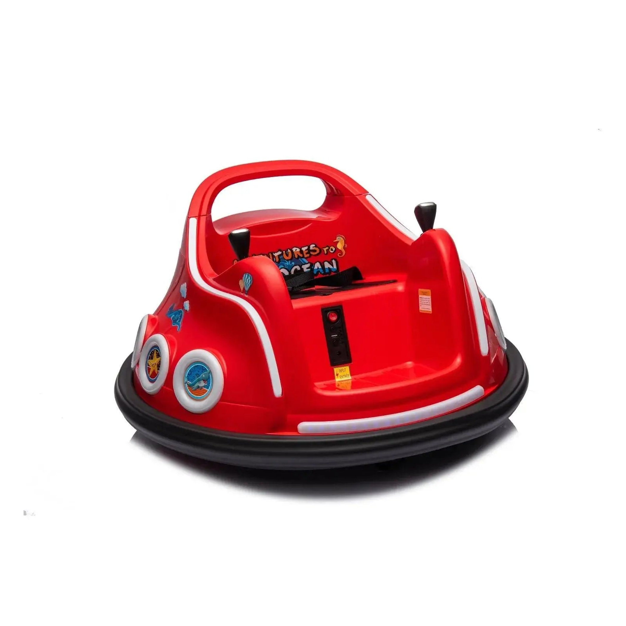 12V Freddo Bumper Car 1 Seater Ride on for Kids Red-5