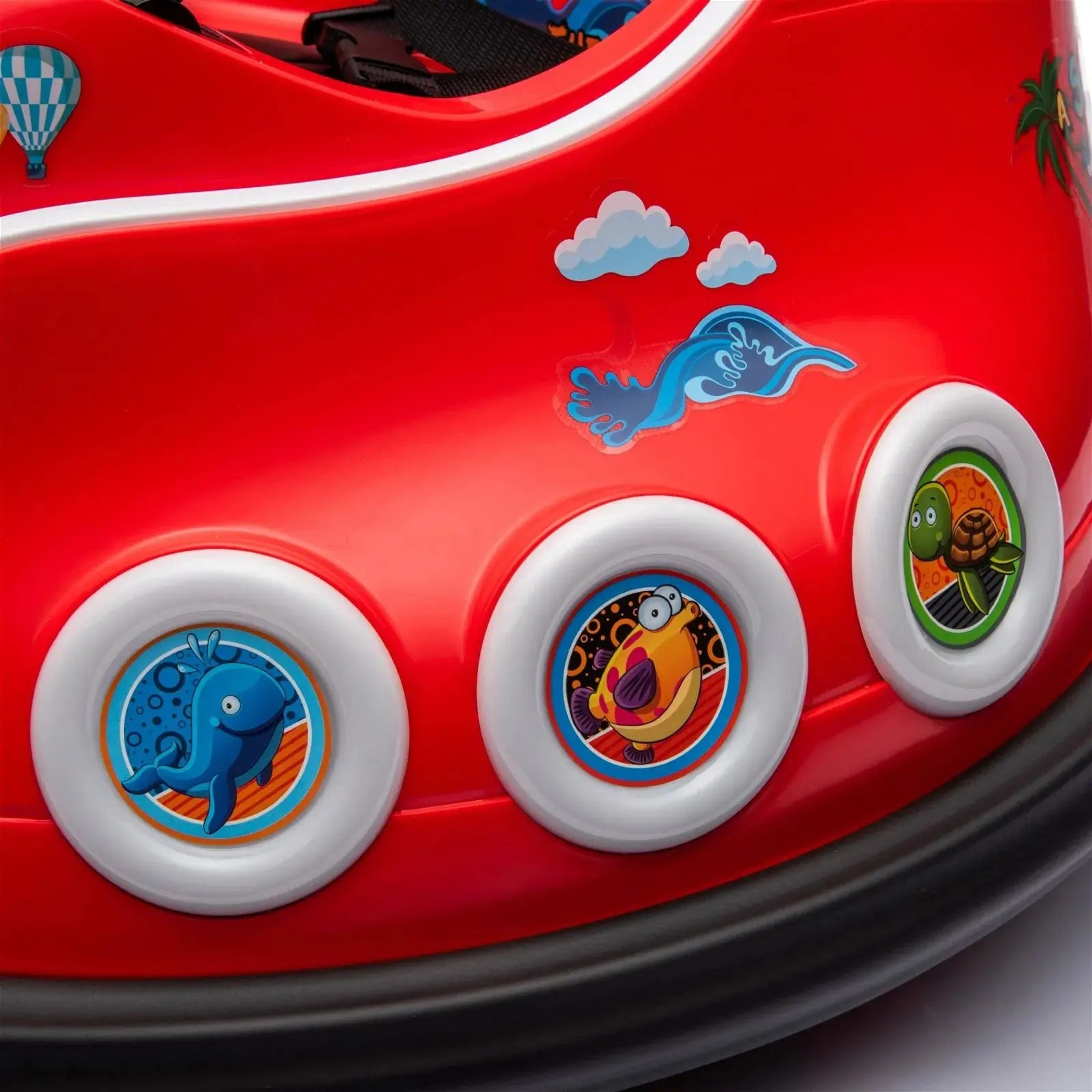 12V Freddo Bumper Car 1 Seater Ride on for Kids Red-9