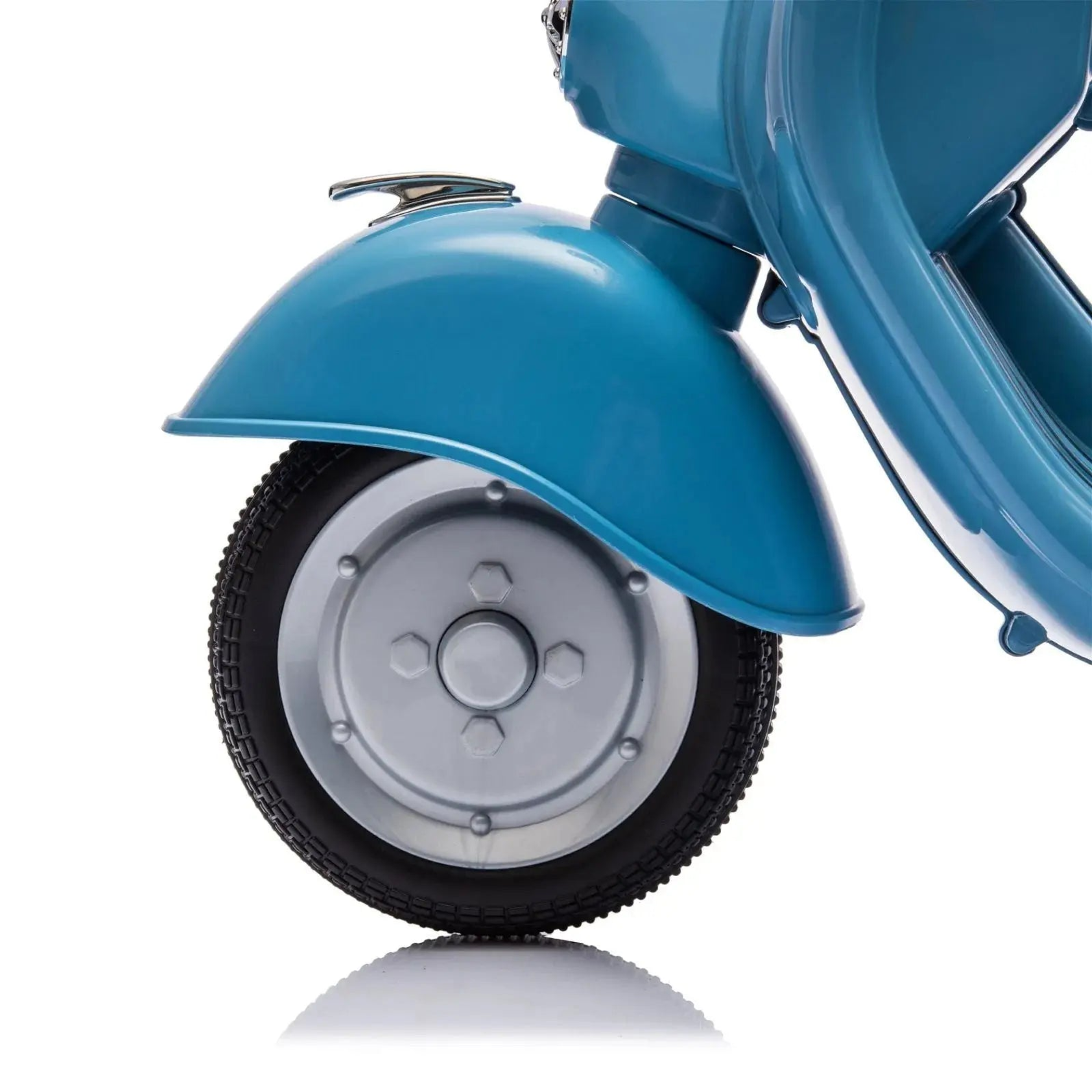 12V Kids' Vespa Electric Ride-On Scooter BLUE-6