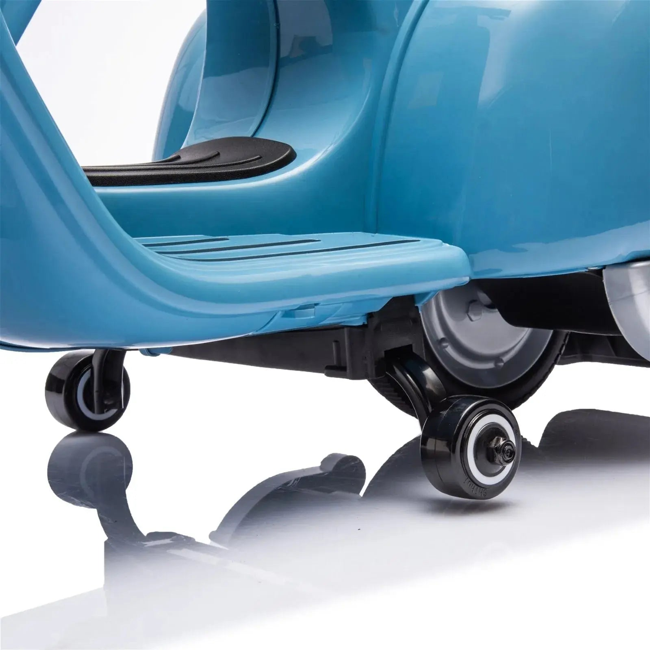 12V Kids' Vespa Electric Ride-On Scooter BLUE-10