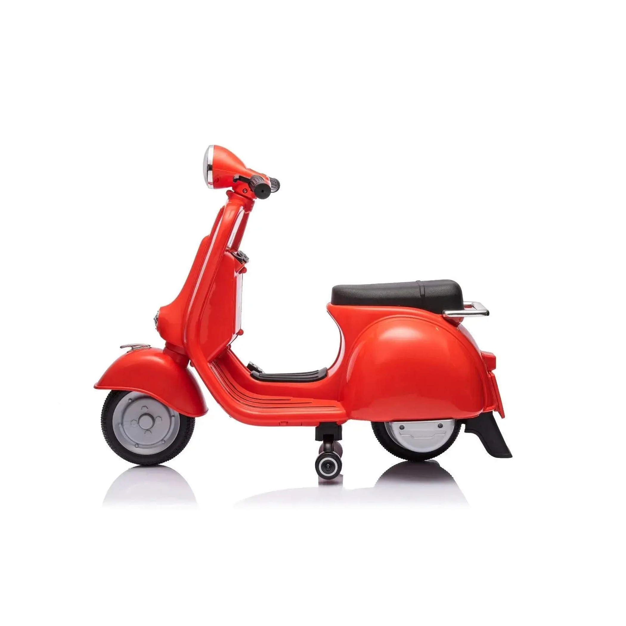 12V Kids' Vespa Electric Ride-On Scooter RED-3