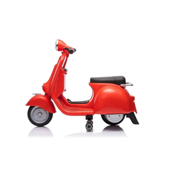 12V Kids' Vespa Electric Ride-On Scooter RED-3