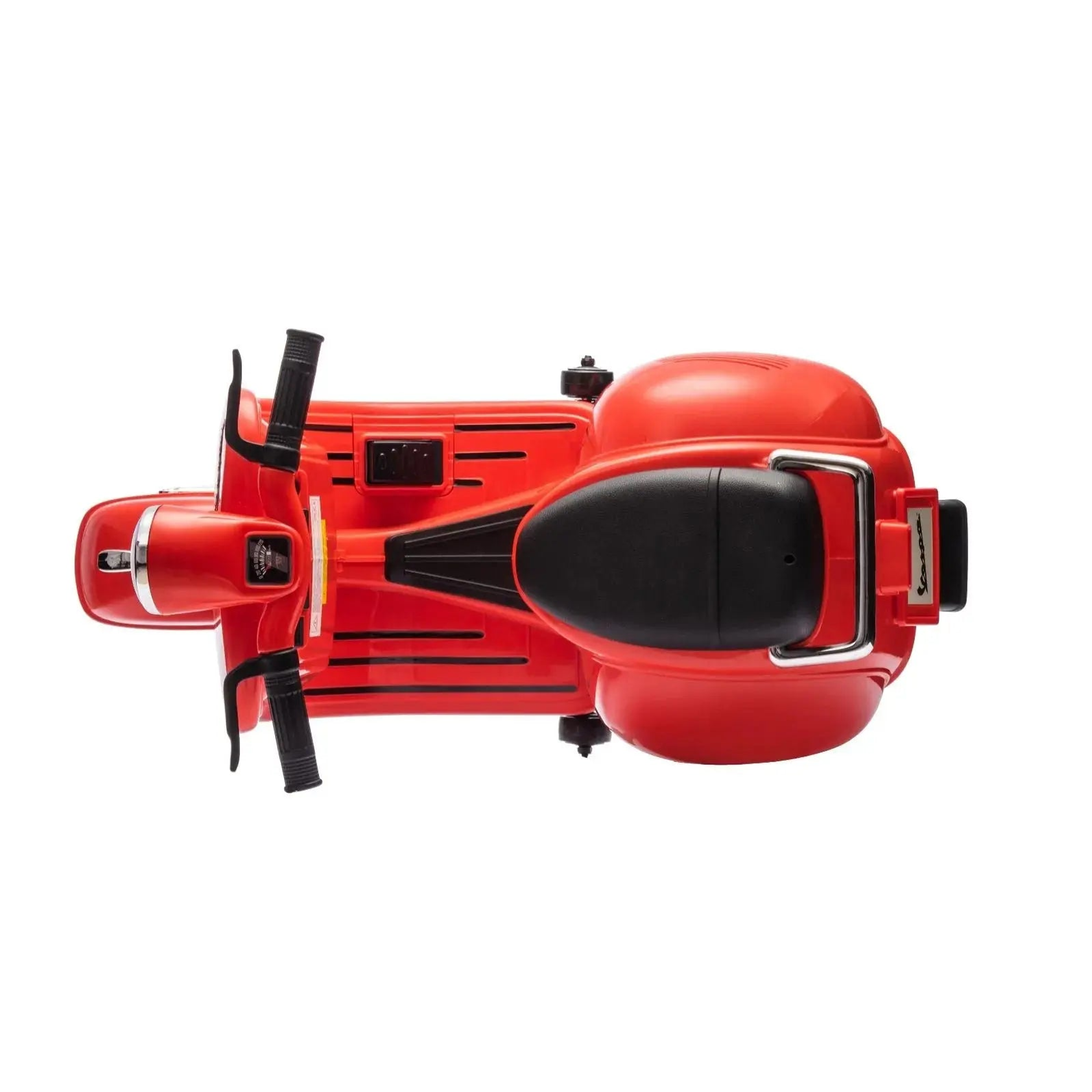 12V Kids' Vespa Electric Ride-On Scooter RED-9