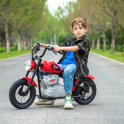 36V Freddo E-Chopper Red-2