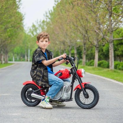36V Freddo E-Chopper Red-4