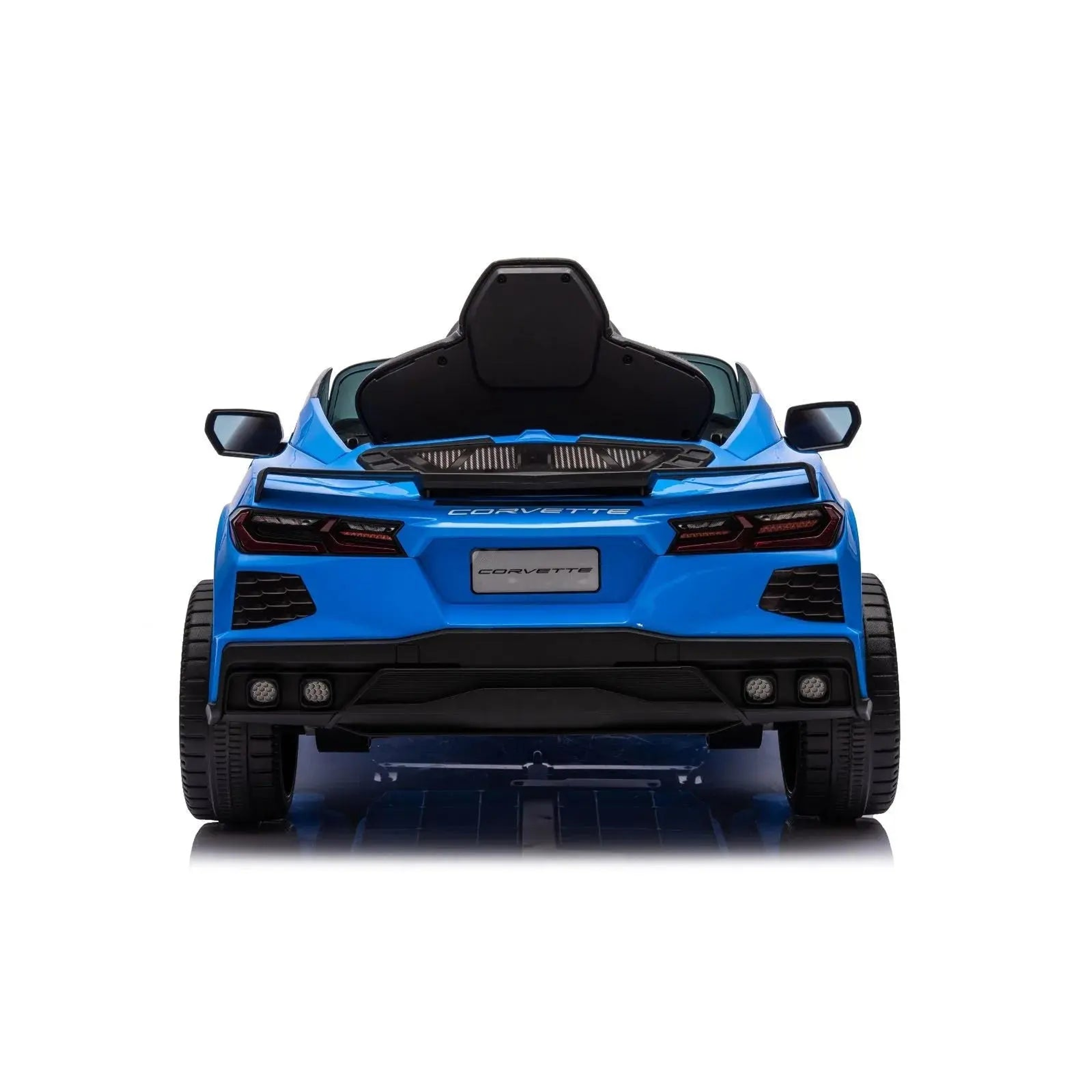 12V Chevrolet Corvette C8 Stingray 1-Seater Kids Ride-On Car Blue-3