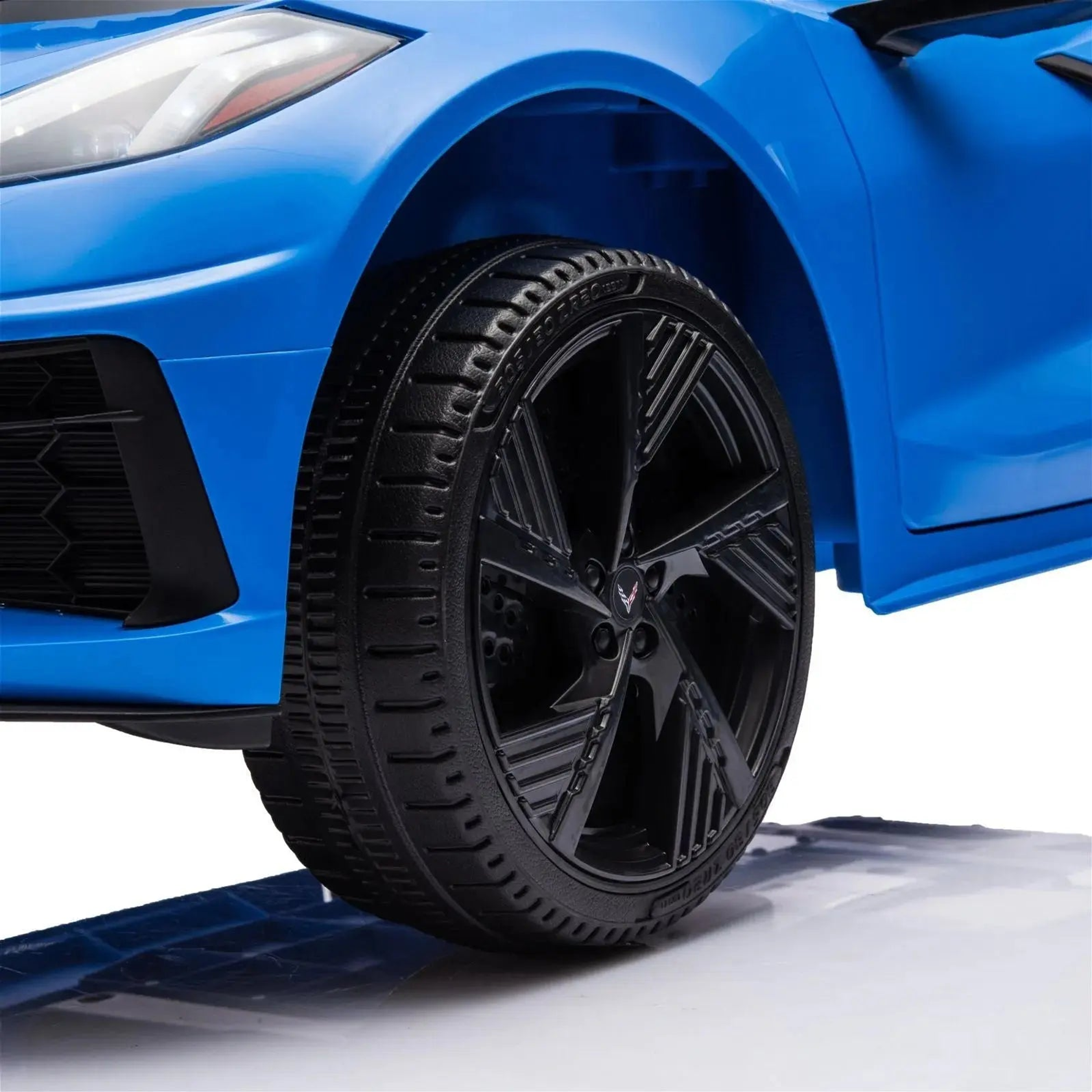 12V Chevrolet Corvette C8 Stingray 1-Seater Kids Ride-On Car Blue-6