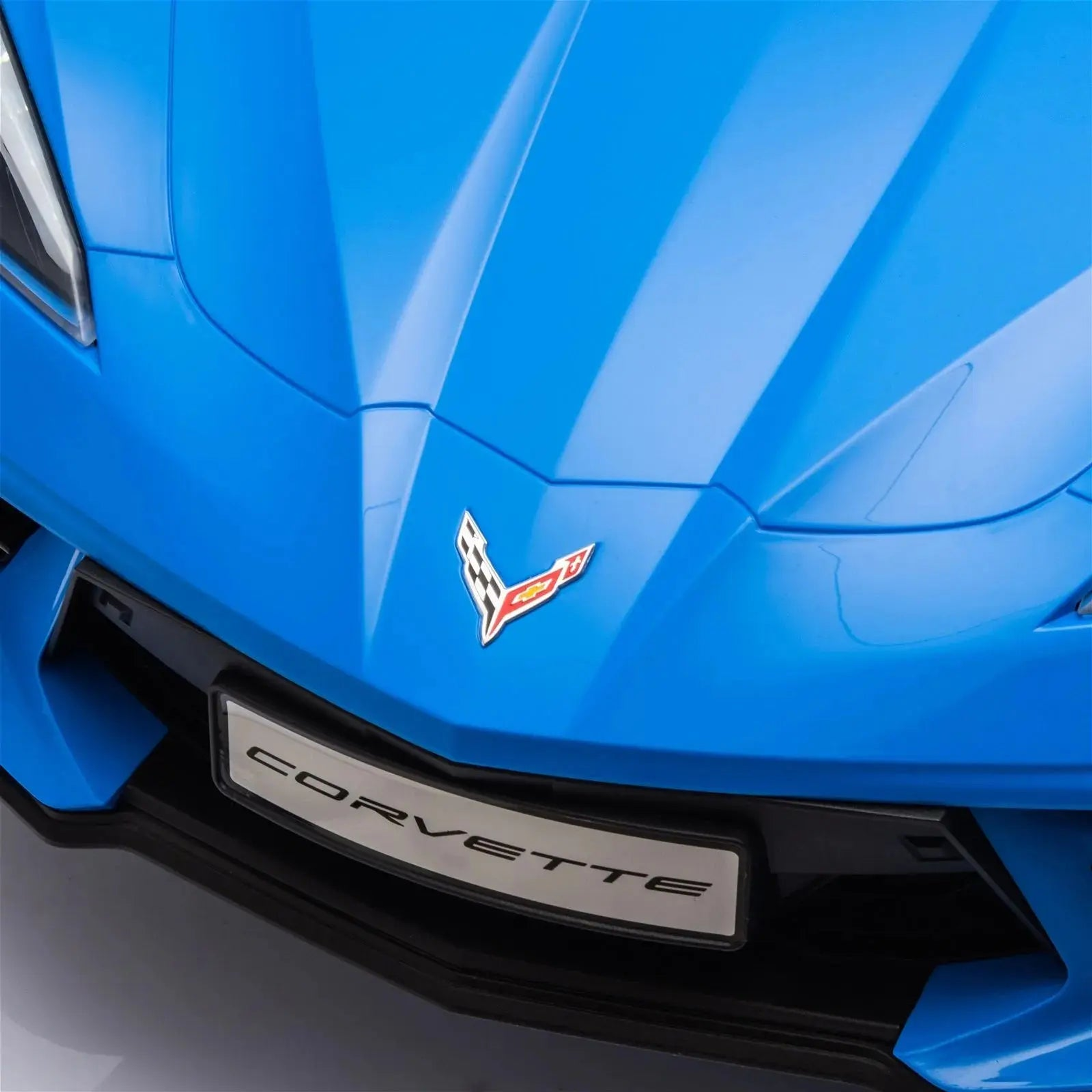 12V Chevrolet Corvette C8 Stingray 1-Seater Kids Ride-On Car Blue-10