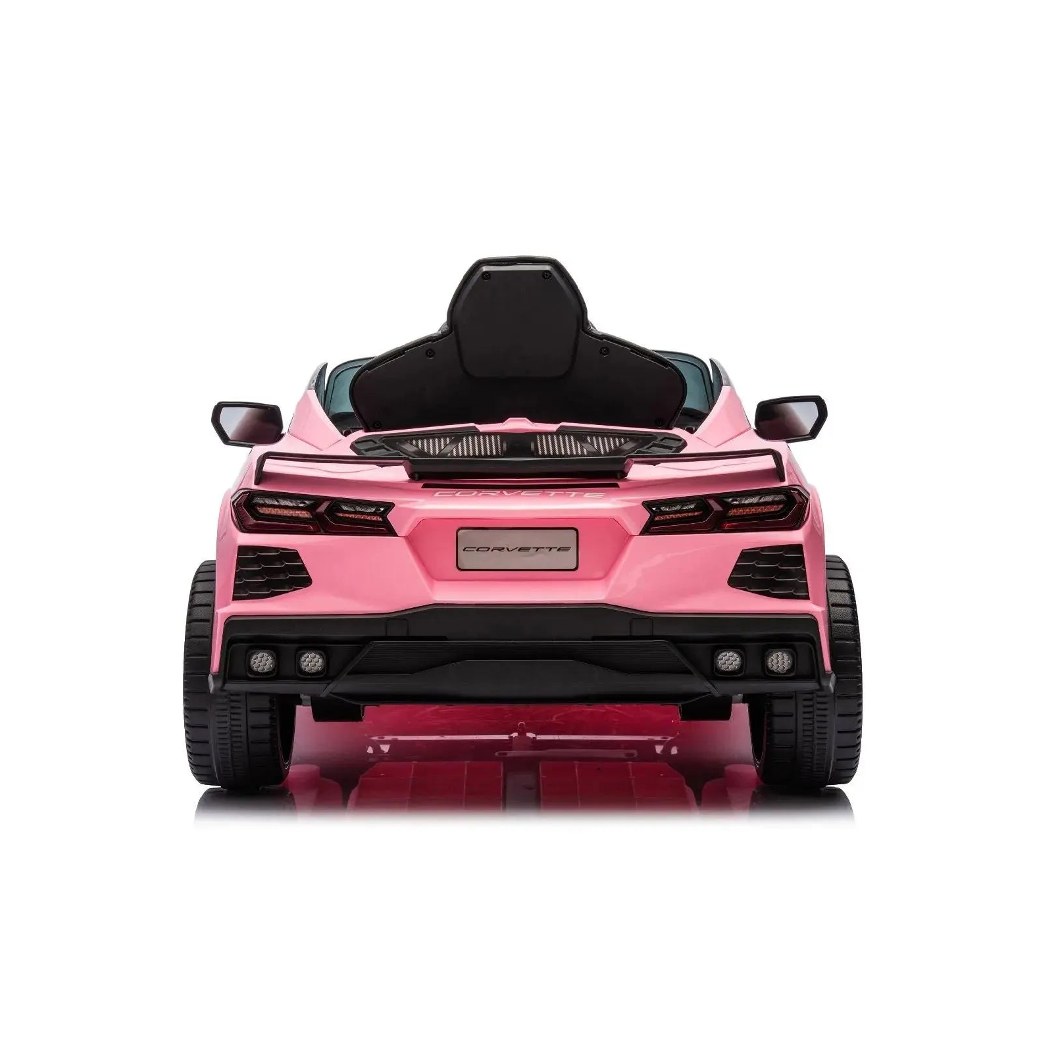 12V Chevrolet Corvette C8 Stingray 1-Seater Kids Ride-On Car Pink-3