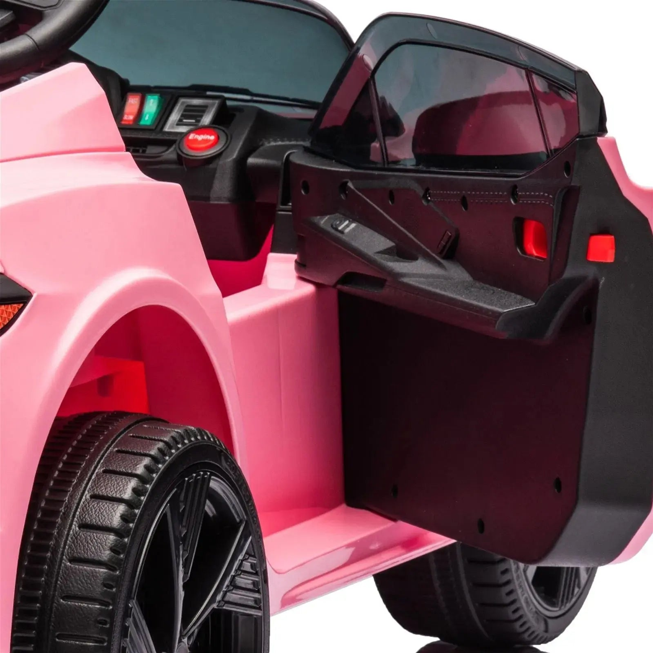 12V Chevrolet Corvette C8 Stingray 1-Seater Kids Ride-On Car Pink-5