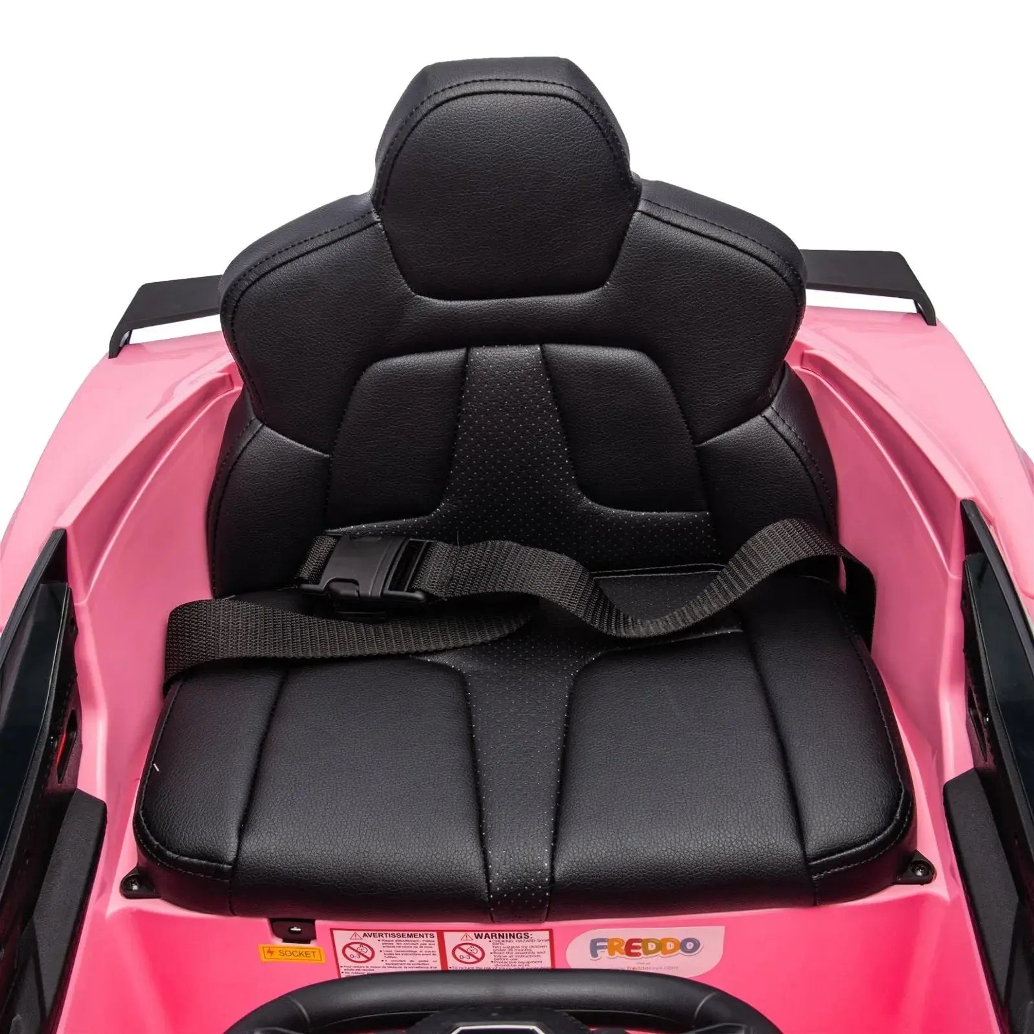 12V Chevrolet Corvette C8 Stingray 1-Seater Kids Ride-On Car Pink-7