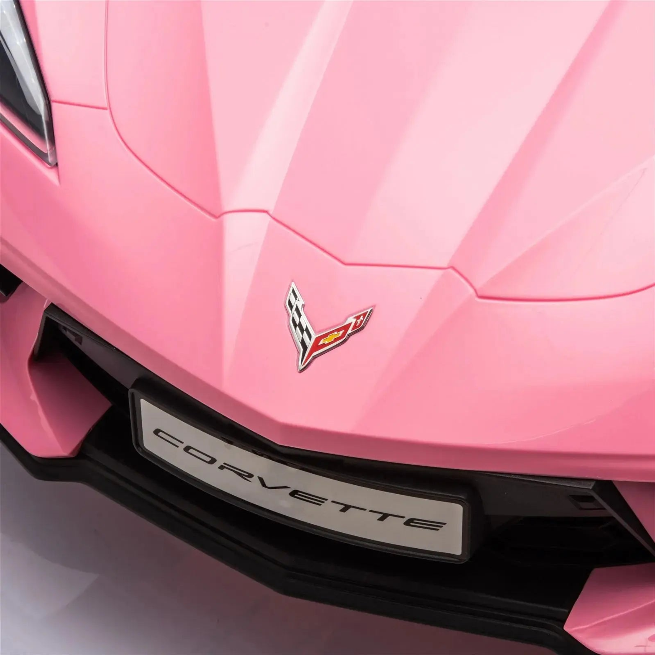 12V Chevrolet Corvette C8 Stingray 1-Seater Kids Ride-On Car Pink-10