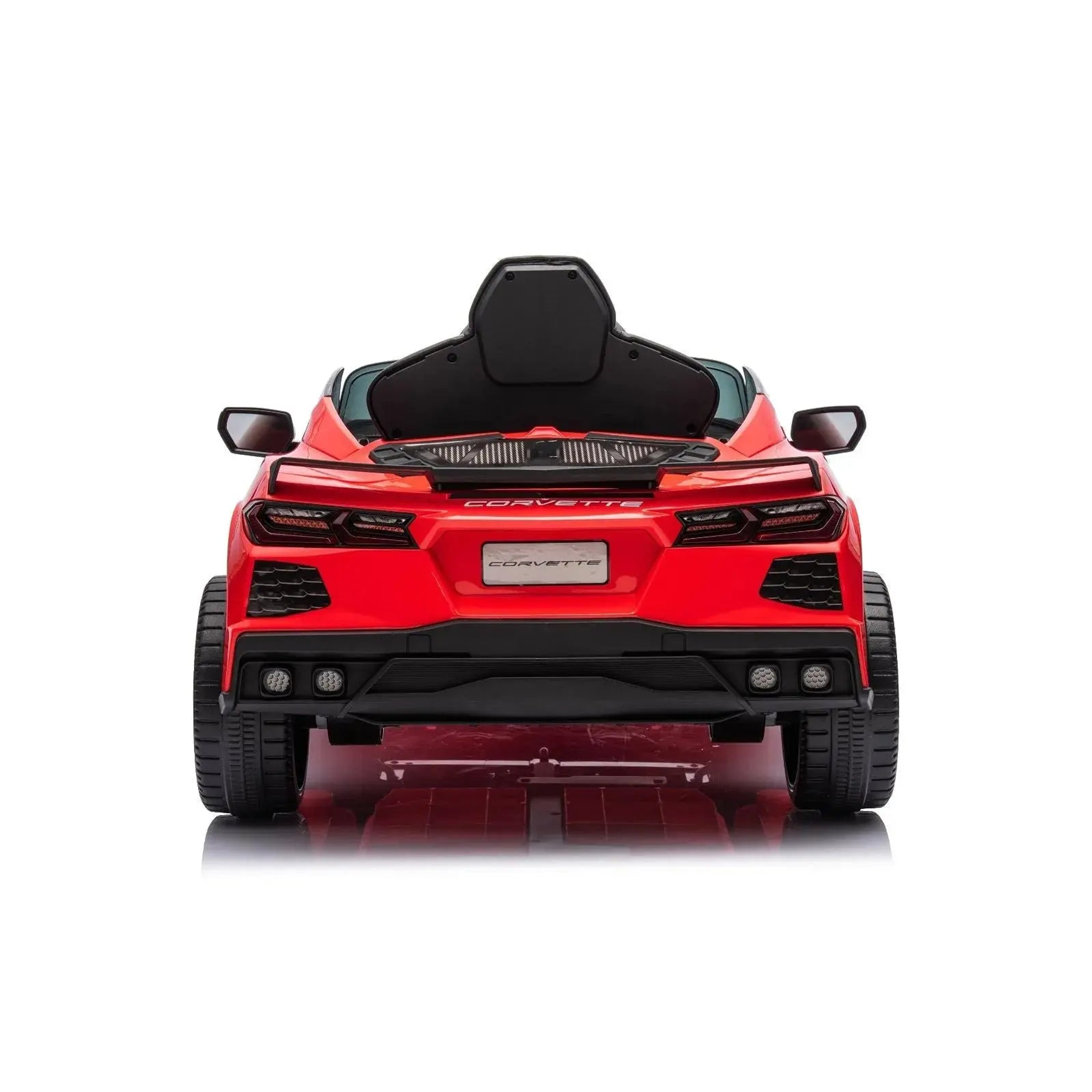 12V Chevrolet Corvette C8 Stingray 1-Seater Kids Ride-On Car Red-3