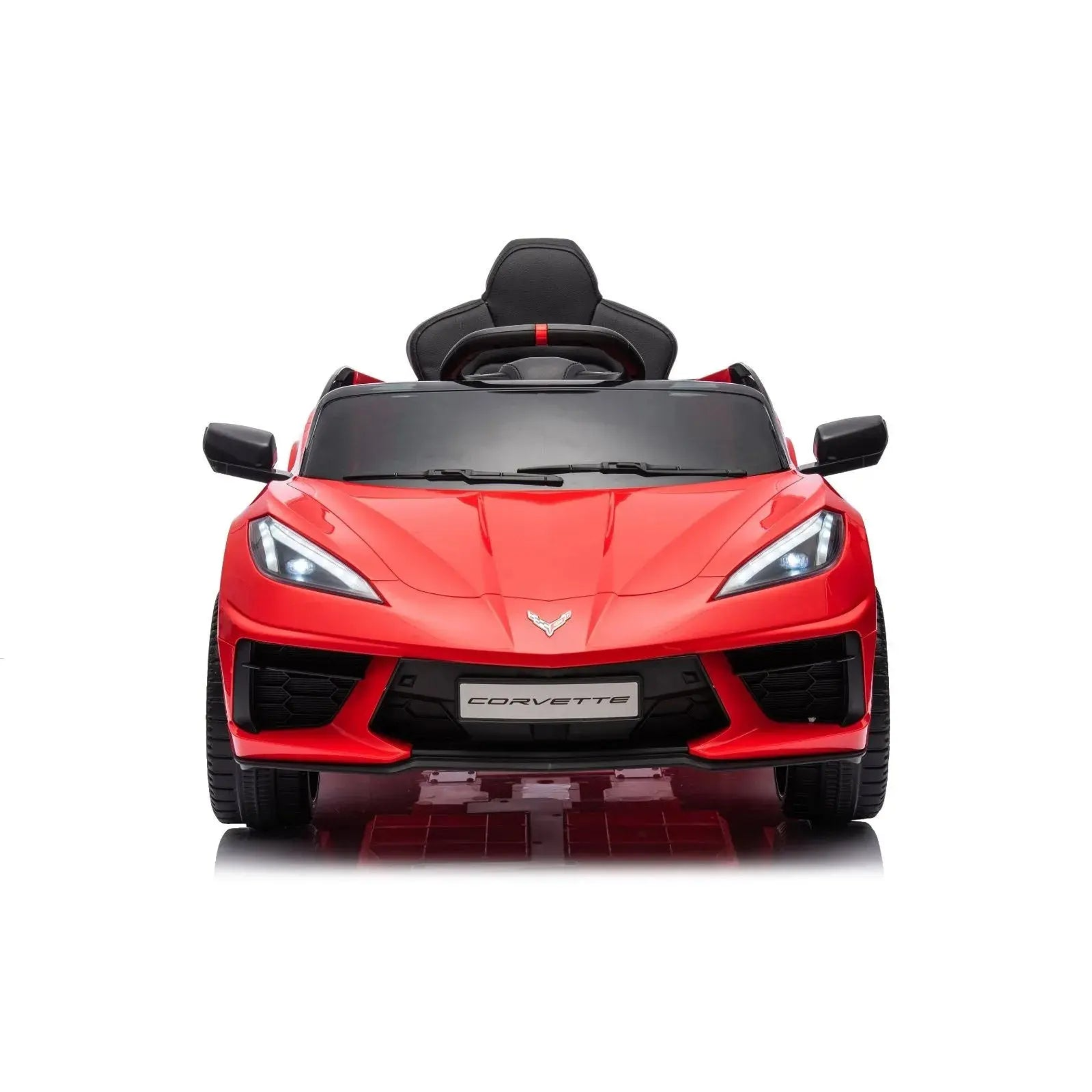 12V Chevrolet Corvette C8 Stingray 1-Seater Kids Ride-On Car Red-4