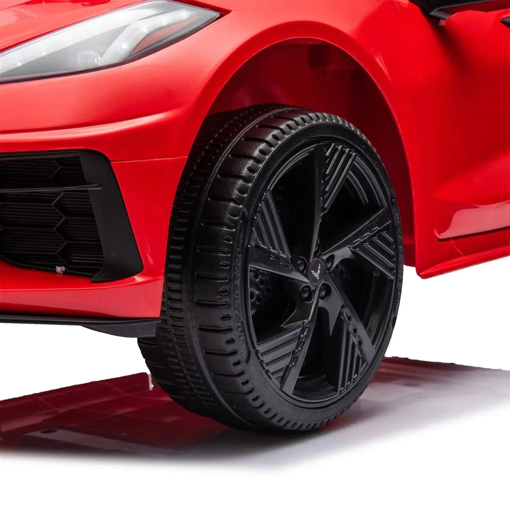 12V Chevrolet Corvette C8 Stingray 1-Seater Kids Ride-On Car Red-6
