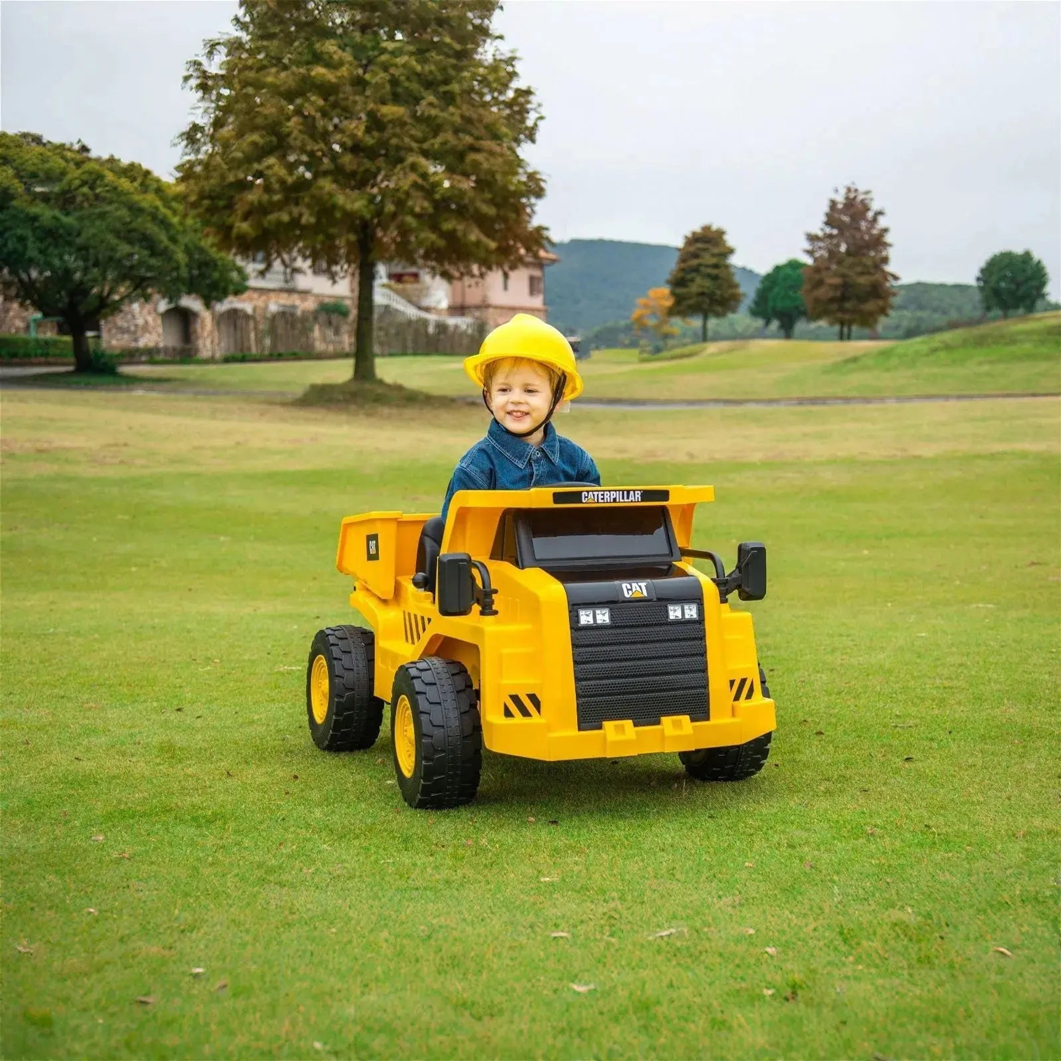 12V CAT Electric Dump Truck 1 Seater Ride-On-2