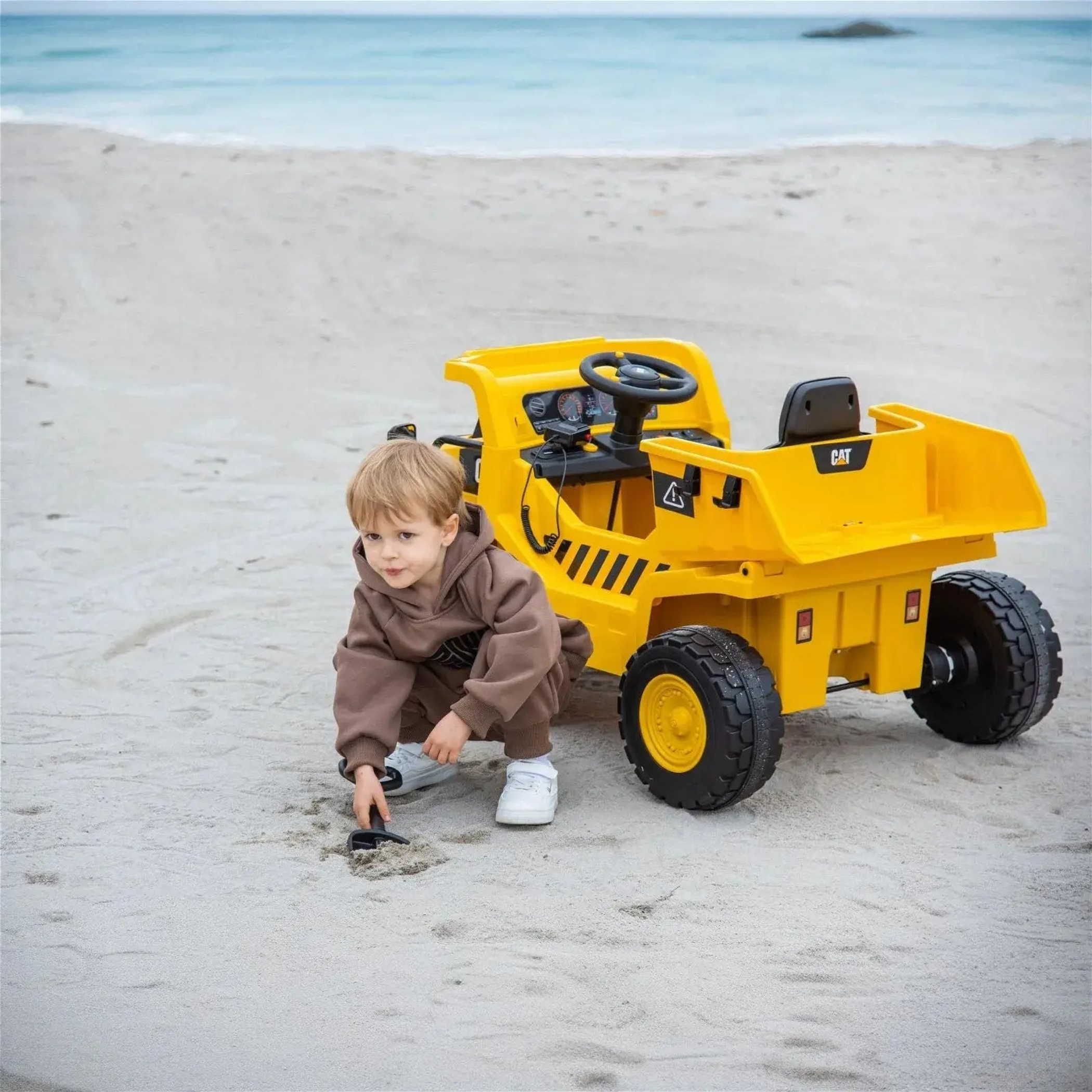 12V CAT Electric Dump Truck 1 Seater Ride-On-6