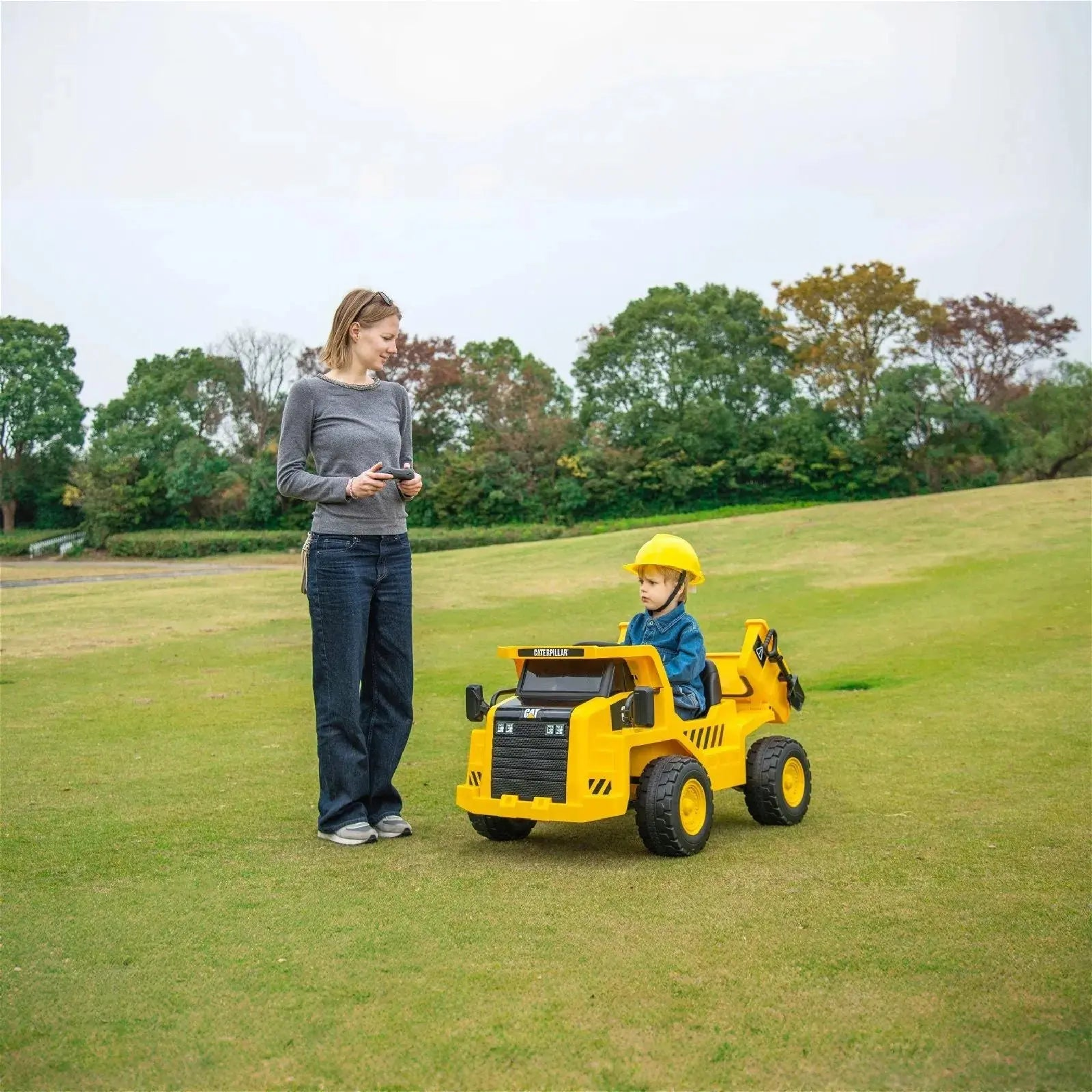 12V CAT Electric Dump Truck 1 Seater Ride-On-7