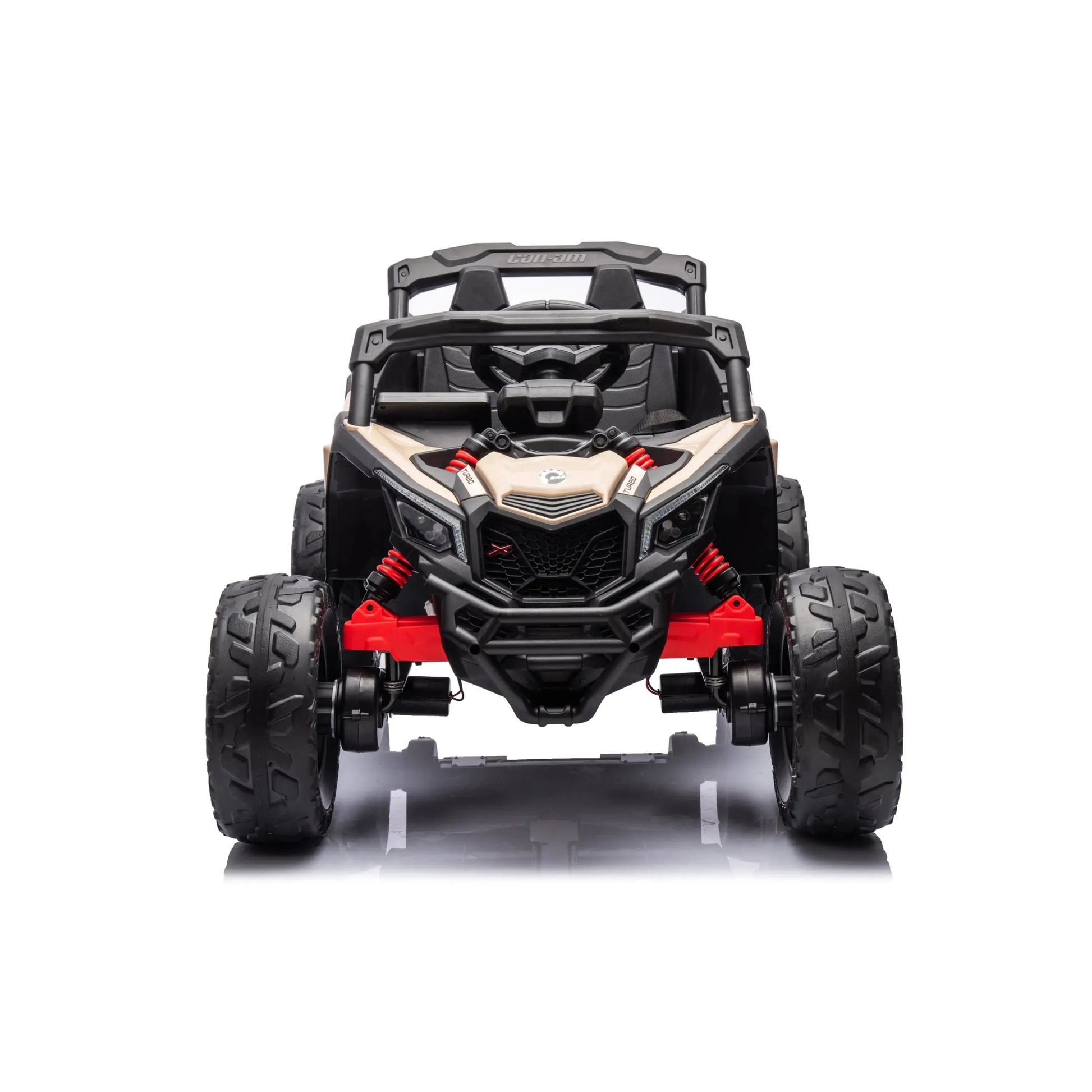 24V Can Am Maverick 1-Seater UTV Khaki-6