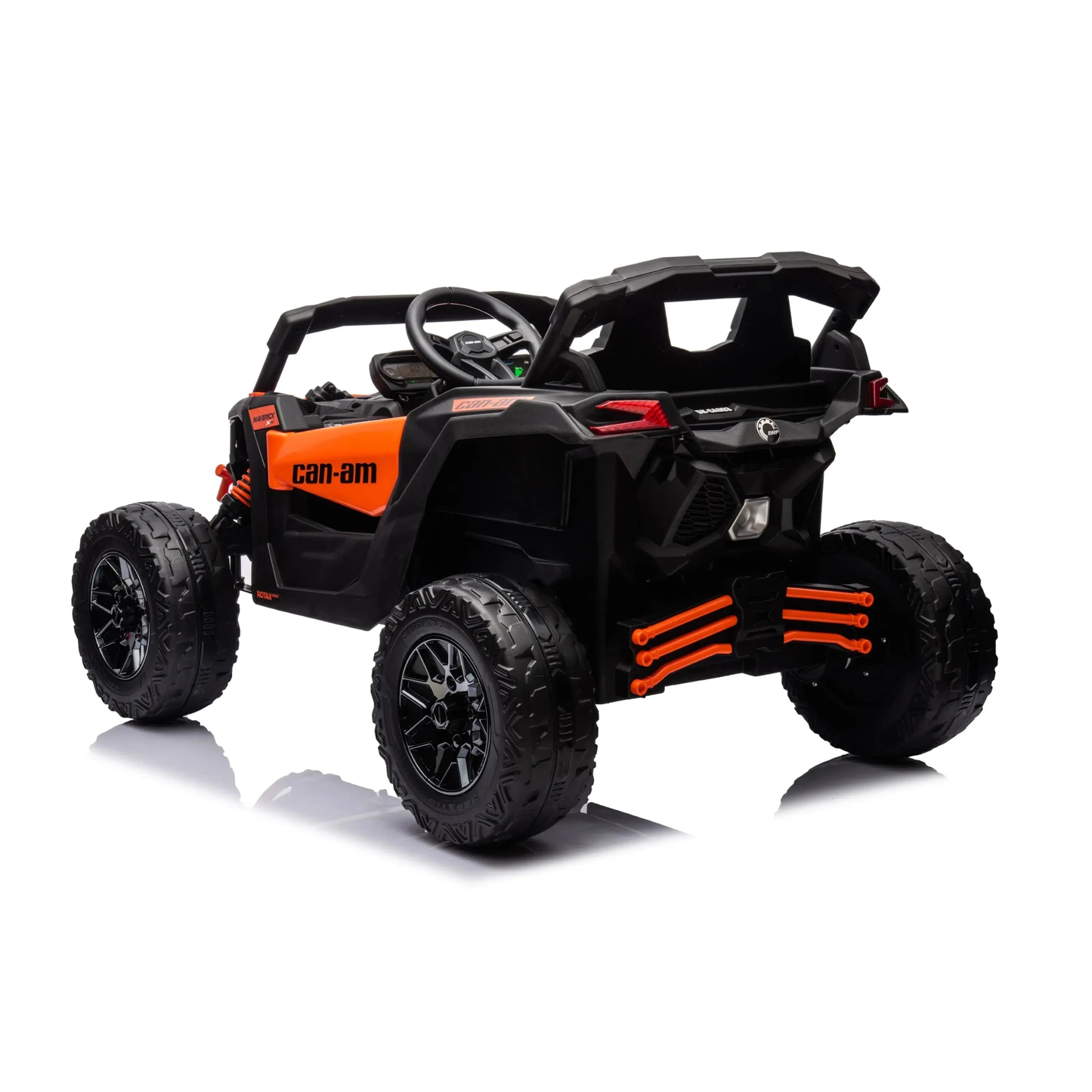 24V Can Am Maverick 1-Seater UTV Orange-5