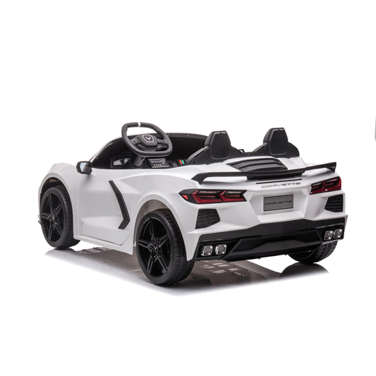 24V Chevrolet Corvette C8 2 Seater Ride on Car Pink
