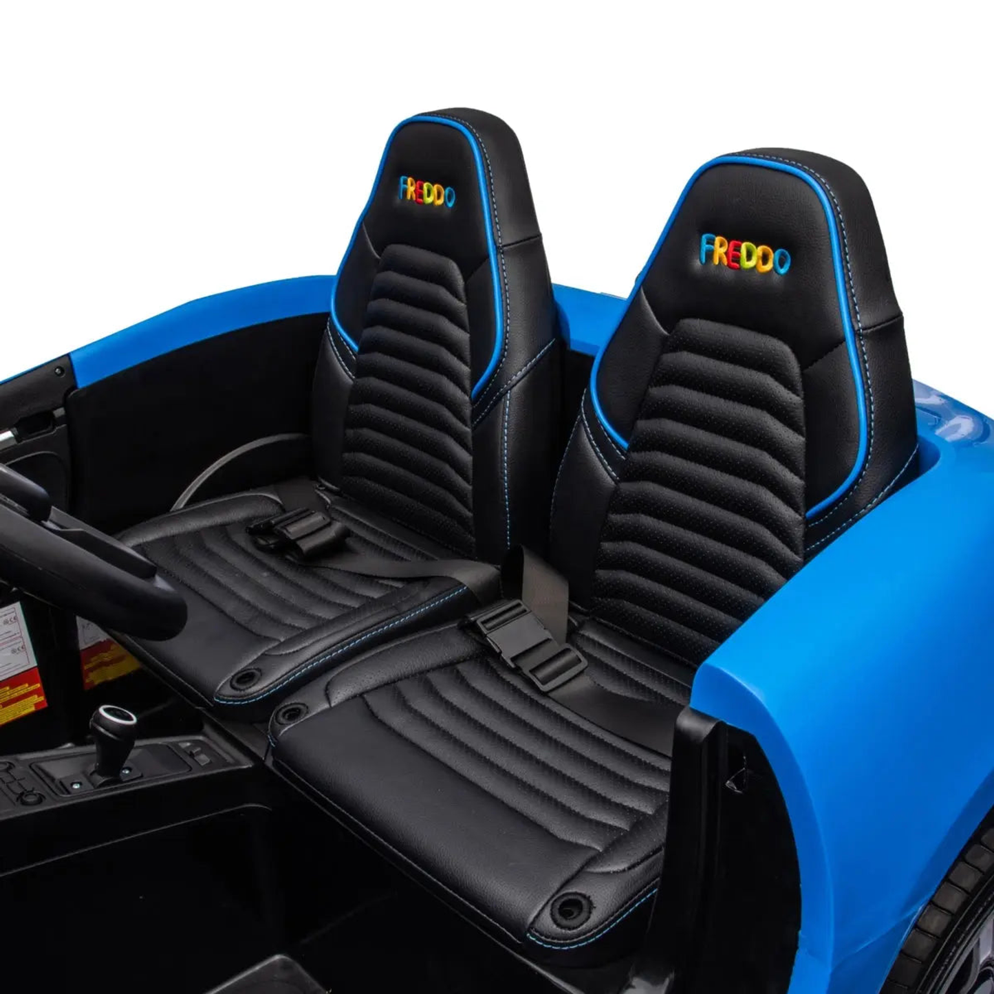 48V Freddo Rocket: World's Fastest 2-Seater Kids' Blue-8