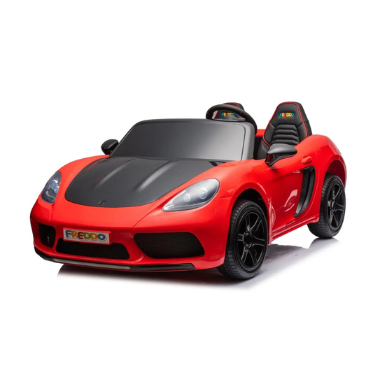 48V Freddo Rocket: World's Fastest 2-Seater Kids' Red
