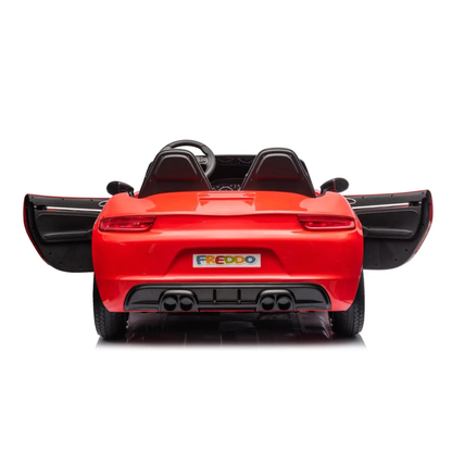 48V Freddo Rocket: World's Fastest 2-Seater Kids' Red-3