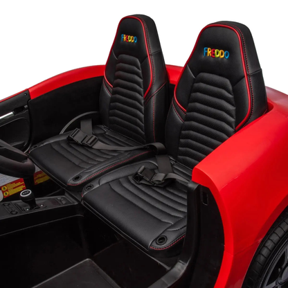 48V Freddo Rocket: World's Fastest 2-Seater Kids' Red-8