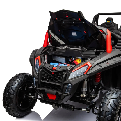 48V Freddo Beast XL: World's Fastest Kids' 4-Seater Red-9